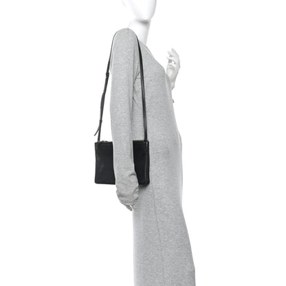 Celine Lambskin Large Trio Crossbody Bag Black 2 of 13