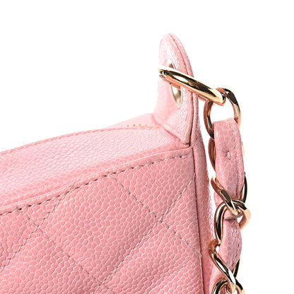 Chanel Caviar Quilted Hobo Pink 12 of 16
