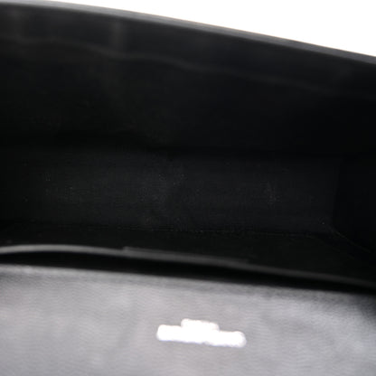 Saint Laurent Grain De Poudre Medium Classic Monogram Kate Satchel Black 5 of 12