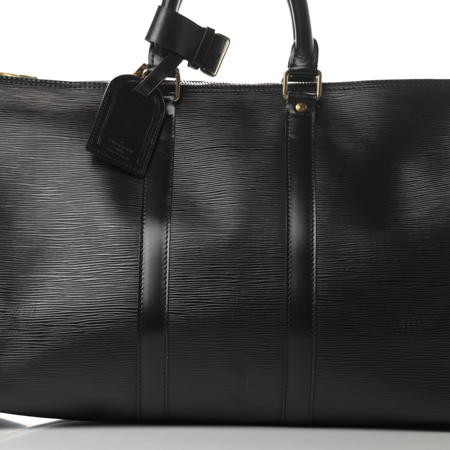 Louis Vuitton Epi Keepall 45 Black 8 of 17