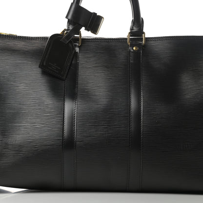 Louis Vuitton Epi Keepall 45 Black 8 of 17