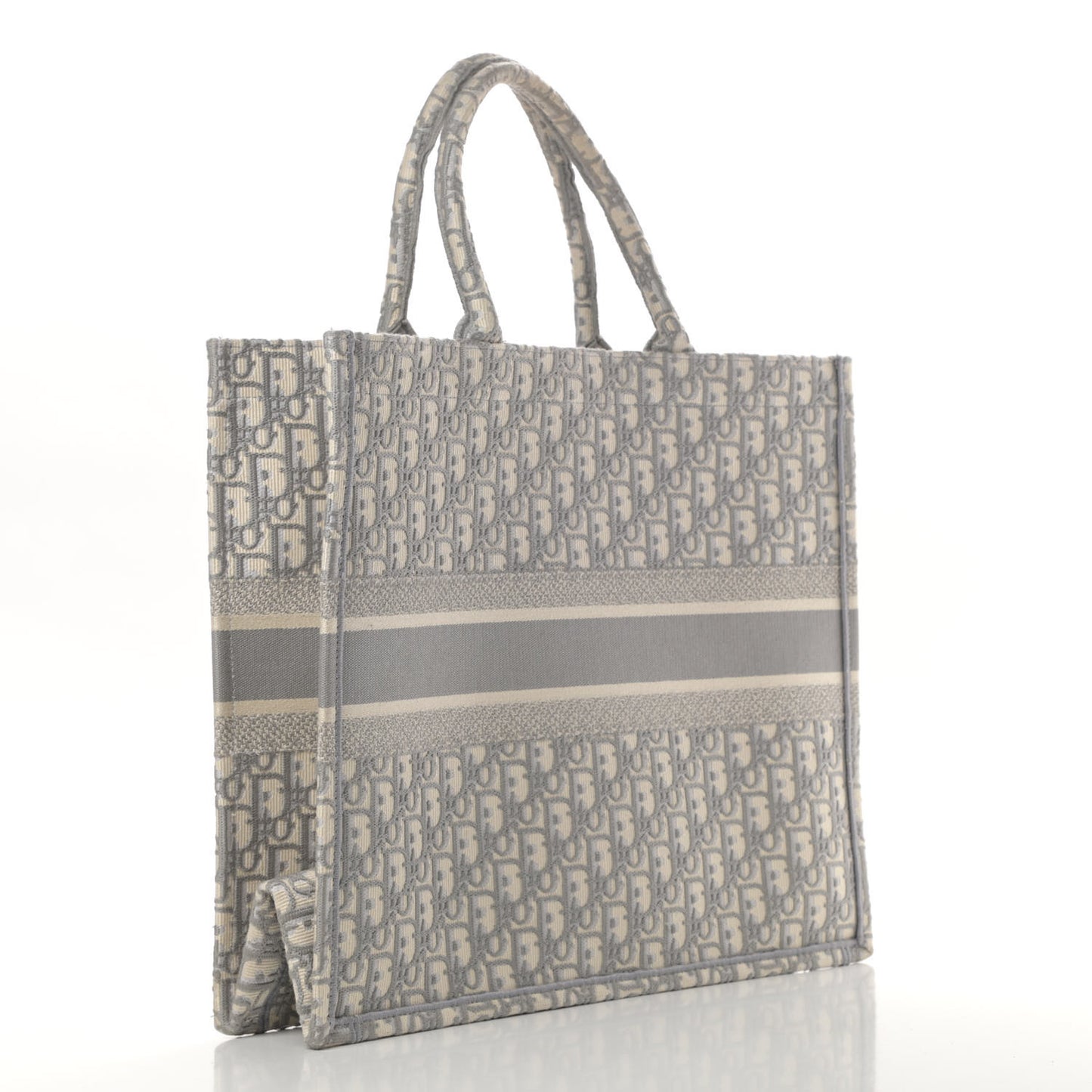 Oblique Large Book Tote Grey