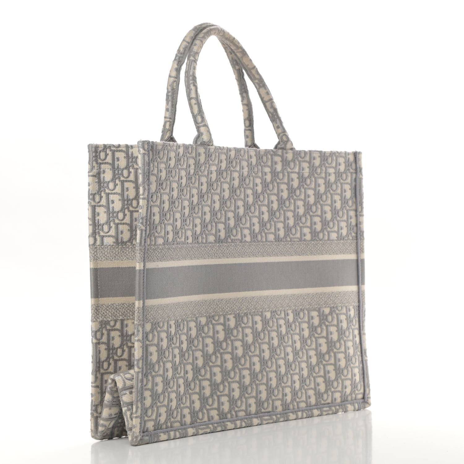 Christian Dior Oblique Large Book Tote Grey 3 of 13