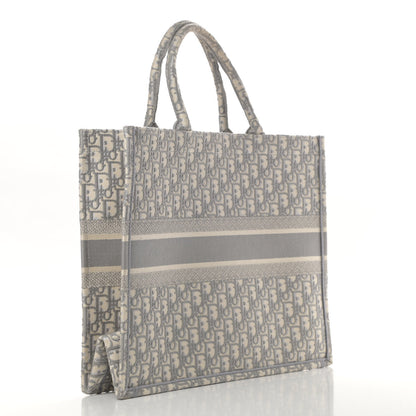 Christian Dior Oblique Large Book Tote Grey 3 of 13