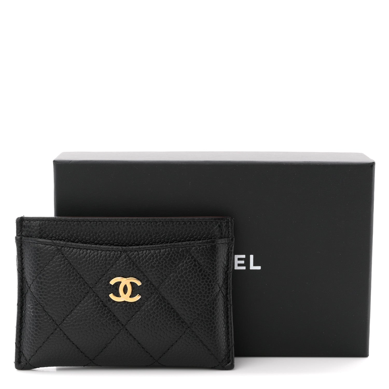 Chanel Caviar Quilted Card Holder Black 9 of 9
