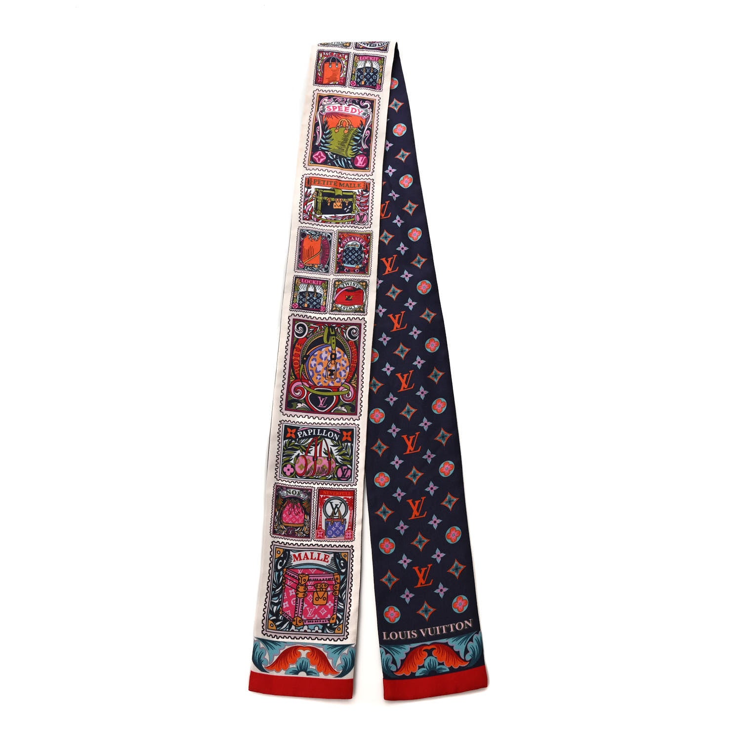 Louis Vuitton Silk Lettre A Louis Bandeau White 2 of 3