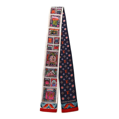 Louis Vuitton Silk Lettre A Louis Bandeau White 2 of 3