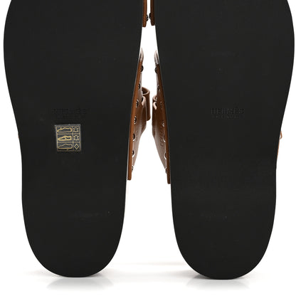 Hermes Calfskin Womens Kos Clog 40 Naturel 6 of 10