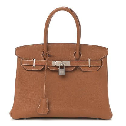 Hermes Togo Birkin 30 Gold 1 of 14