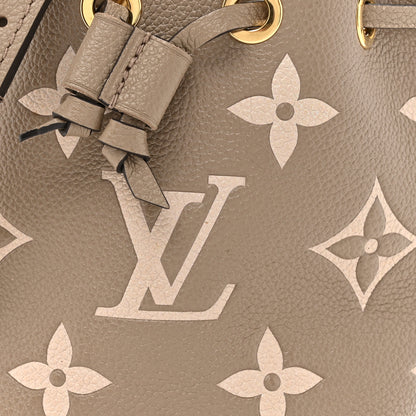 Louis Vuitton Empreinte Monogram Giant Nano Noe Tourterelle Creme 7 of 10