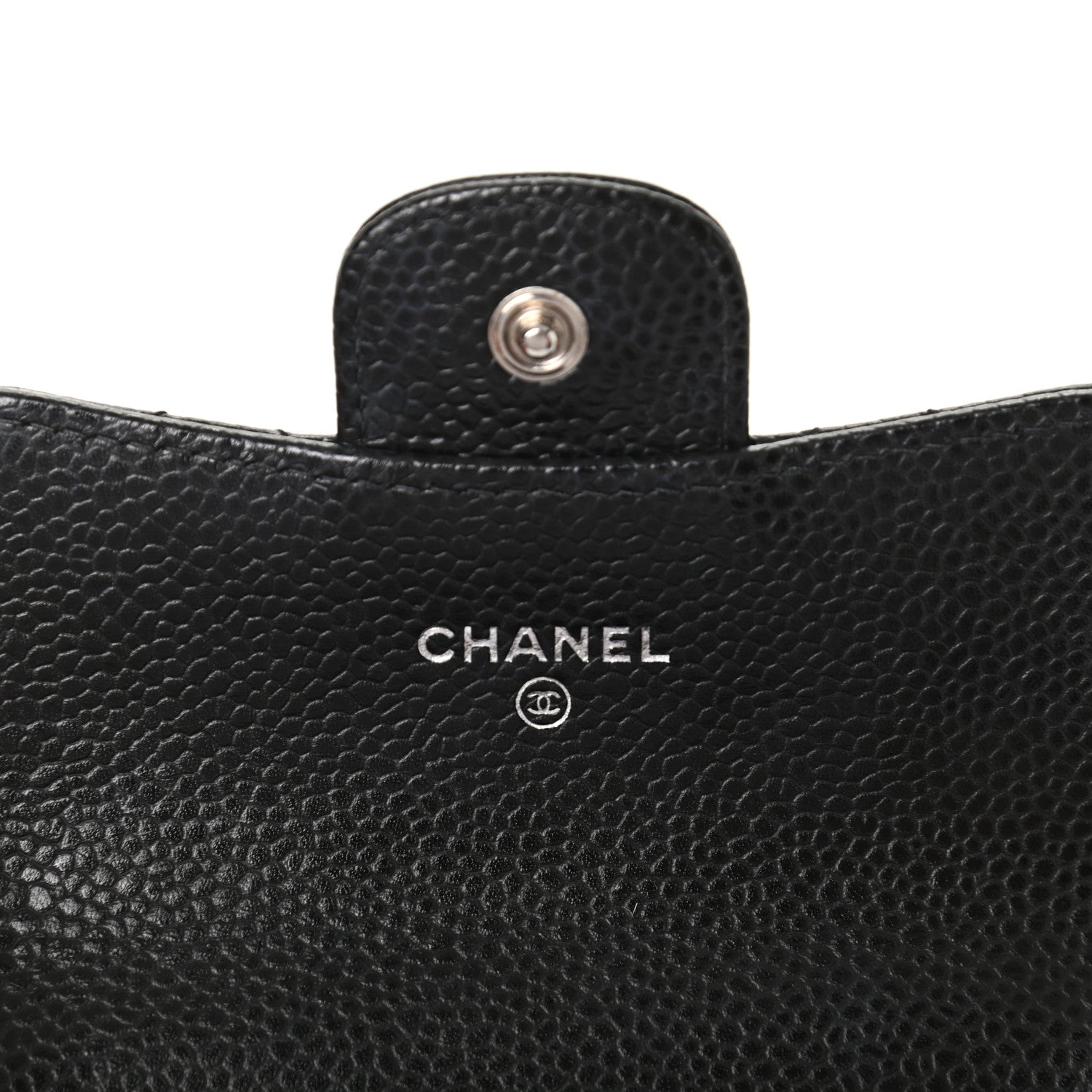 Chanel Caviar Quilted Flap Card Holder Black 7 of 8