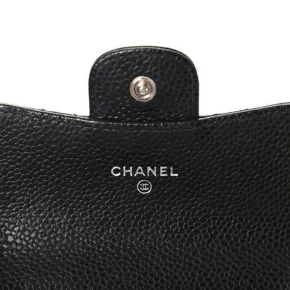 Chanel Caviar Quilted Flap Card Holder Black 7 of 8