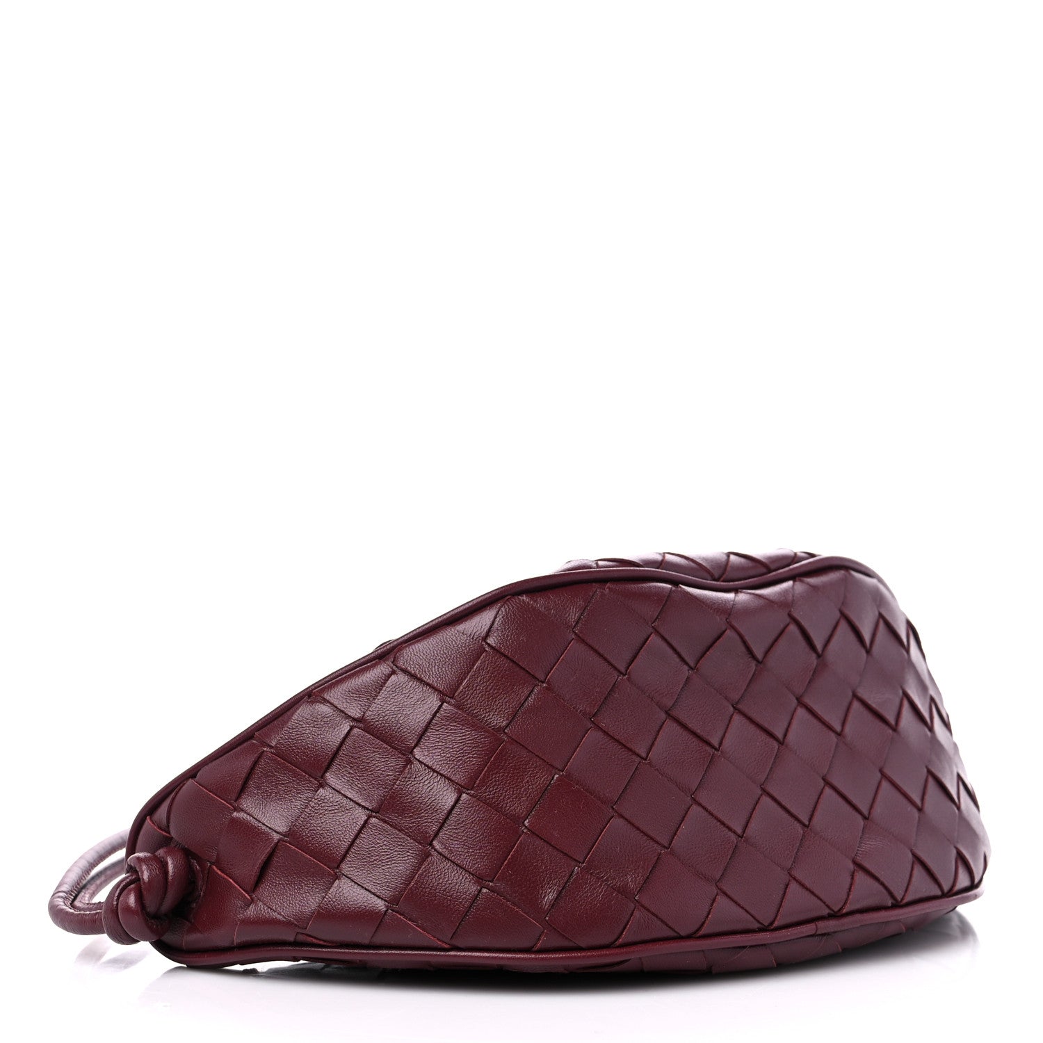 Bottega Veneta Nappa Intrecciato Half Moon Pouch On Strap Barolo 4 of 9
