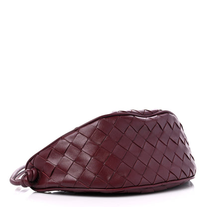 Bottega Veneta Nappa Intrecciato Half Moon Pouch On Strap Barolo 4 of 9