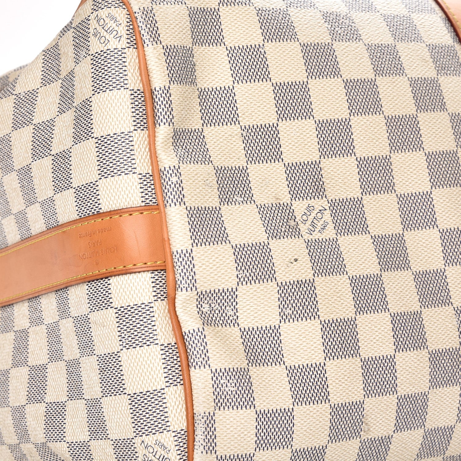 Louis Vuitton Damier Azur Keepall Bandouliere 45 13 of 14