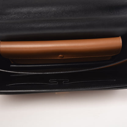 Celine Calfskin Medium Bi-Color Case Flap Camel 5 of 14