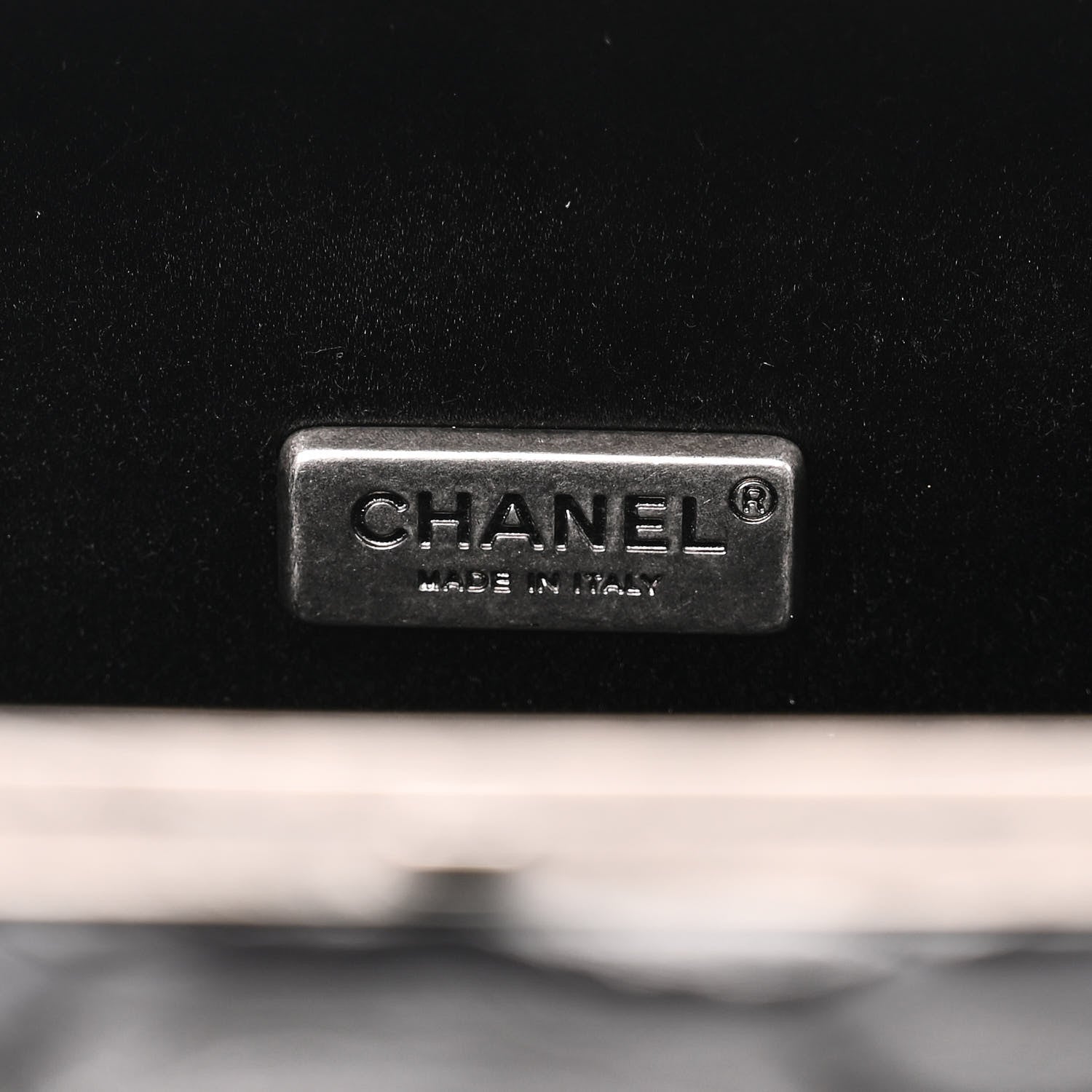 Chanel Snakeskin Box Kisslock Crosssbody Black 6 of 11