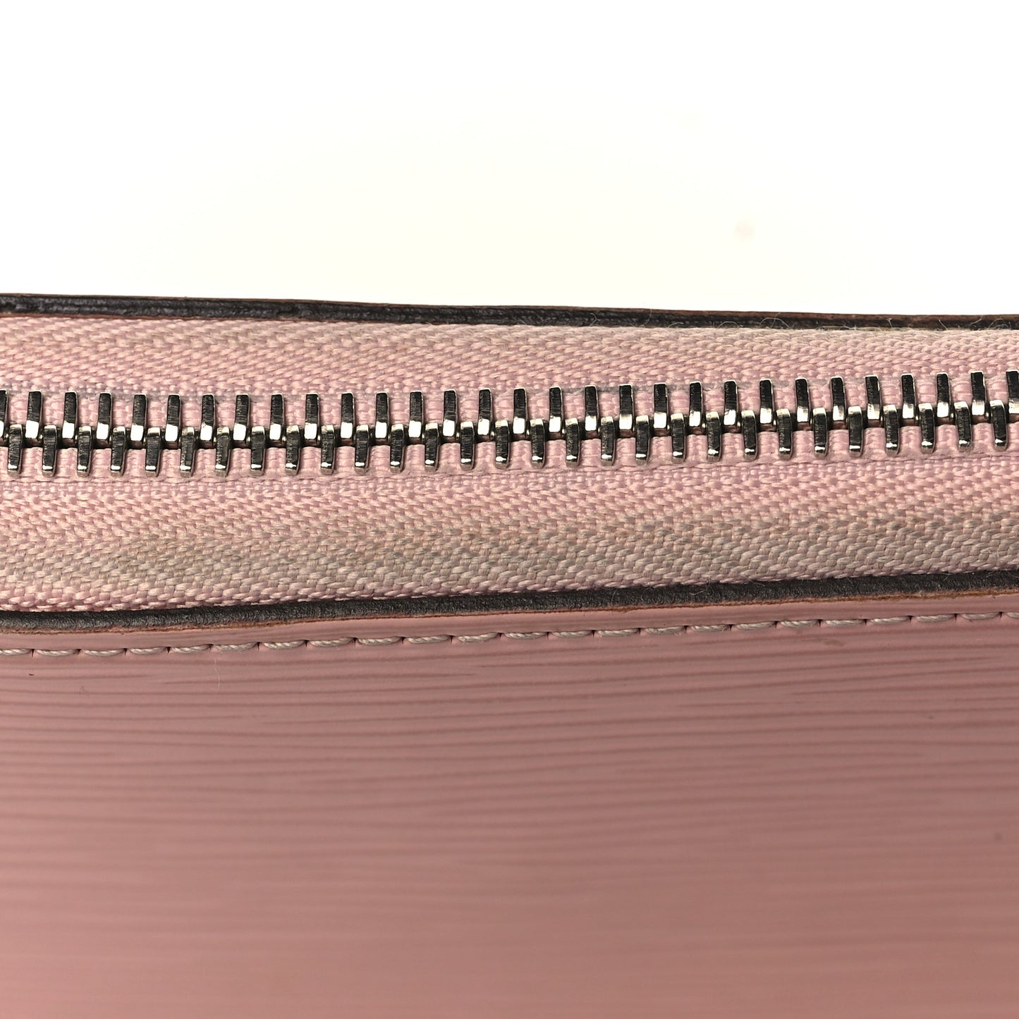 Epi Zippy Wallet Rose Ballerine