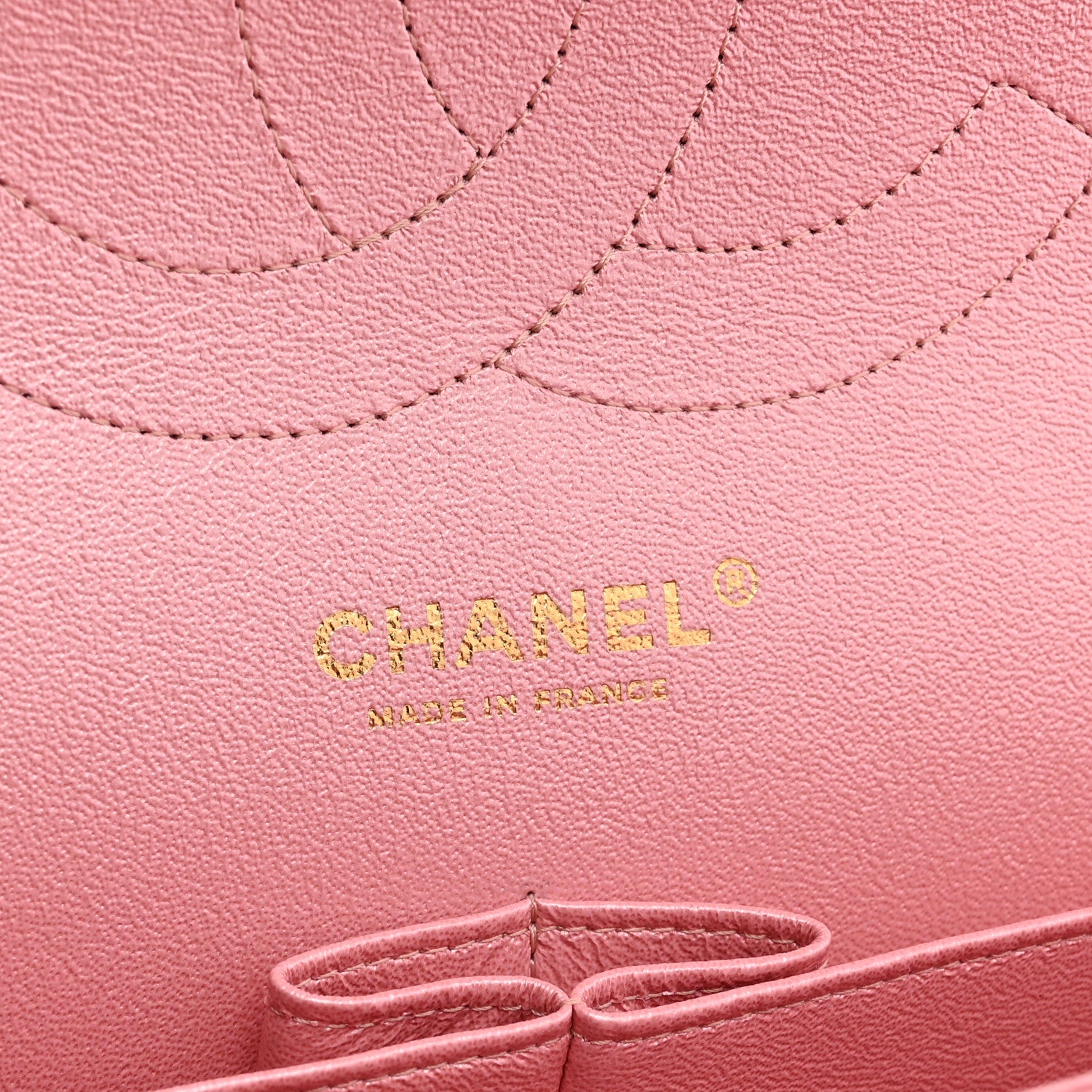 Chanel Iridescent Caviar Quilted Jumbo Double Flap Pink 5 of 10