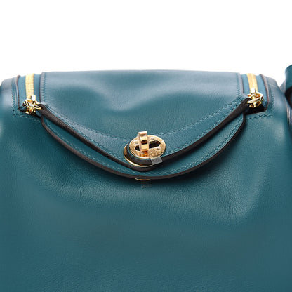 Hermes Swift Mini Lindy 20 Vert Bosphore 8 of 9