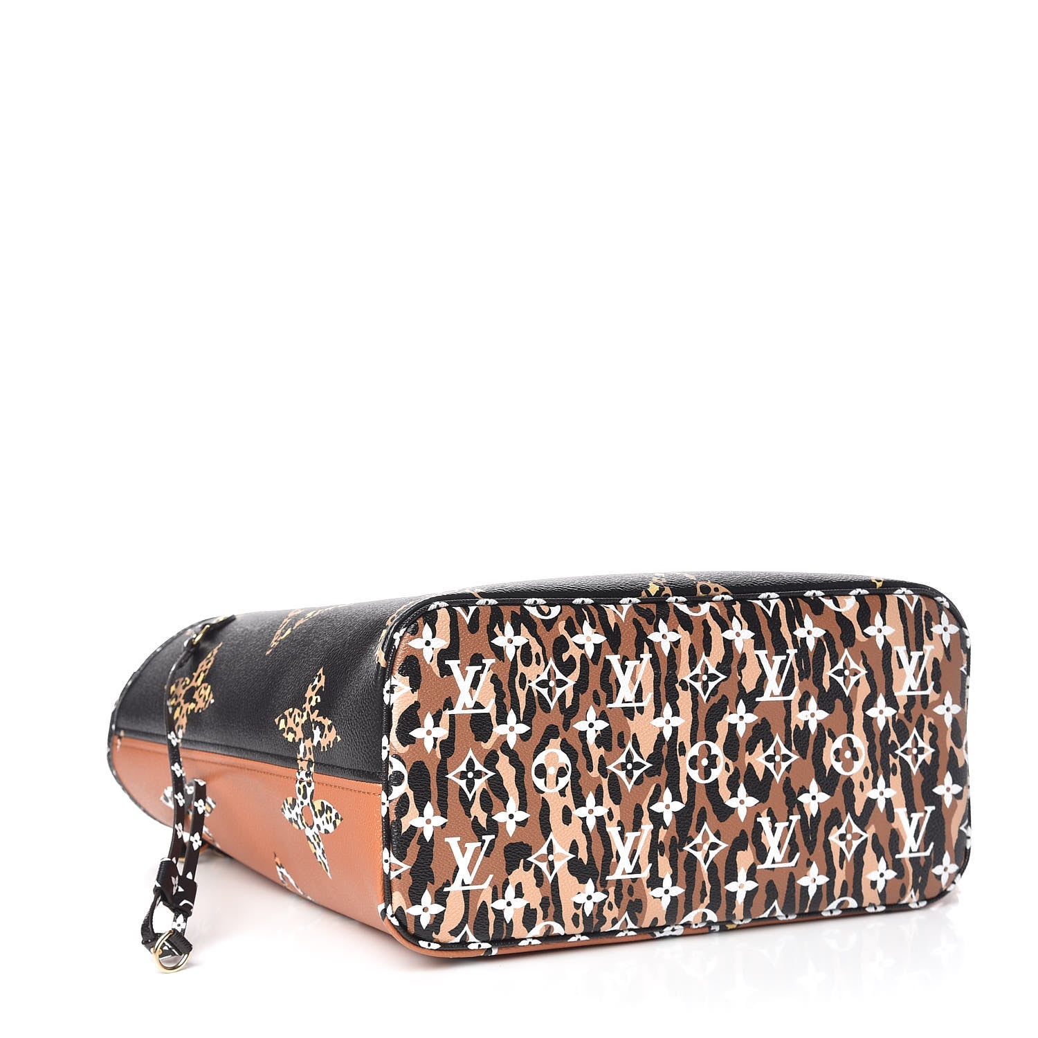 Louis Vuitton Monogram Giant Jungle Neverfull MM Black 5 of 12