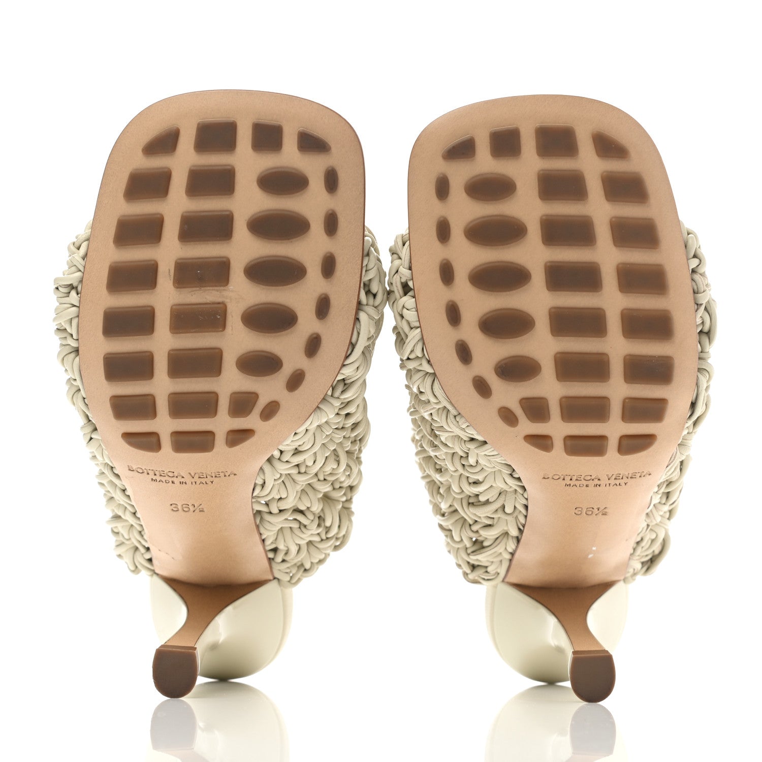 Bottega Veneta Nappa Intrecciato The Board Mules 36.5 Wax 5 of 8