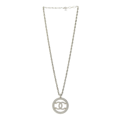 Chanel Pearl CC Round Pendant Necklace Gold 3 of 5