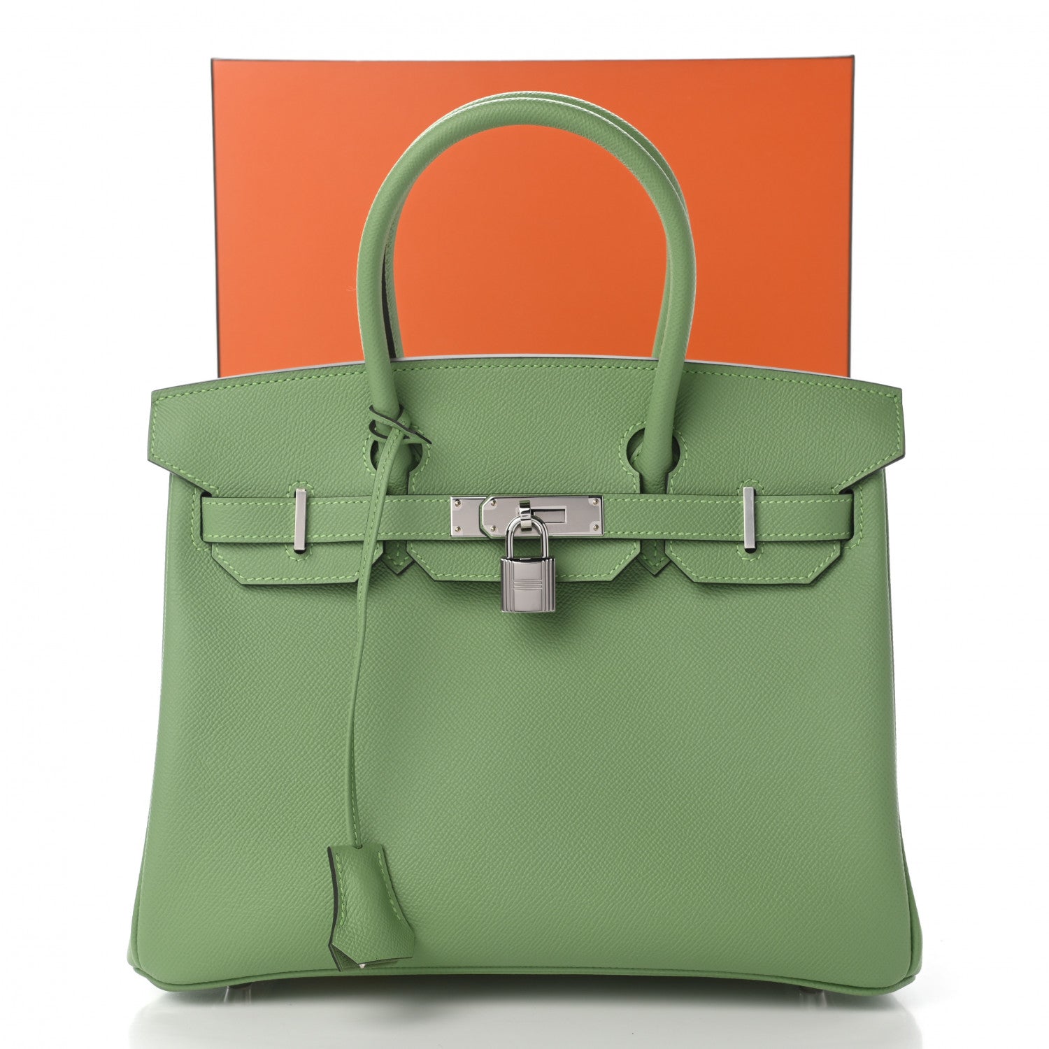 Hermes Epsom Birkin 30 Vert Criquet 11 of 11