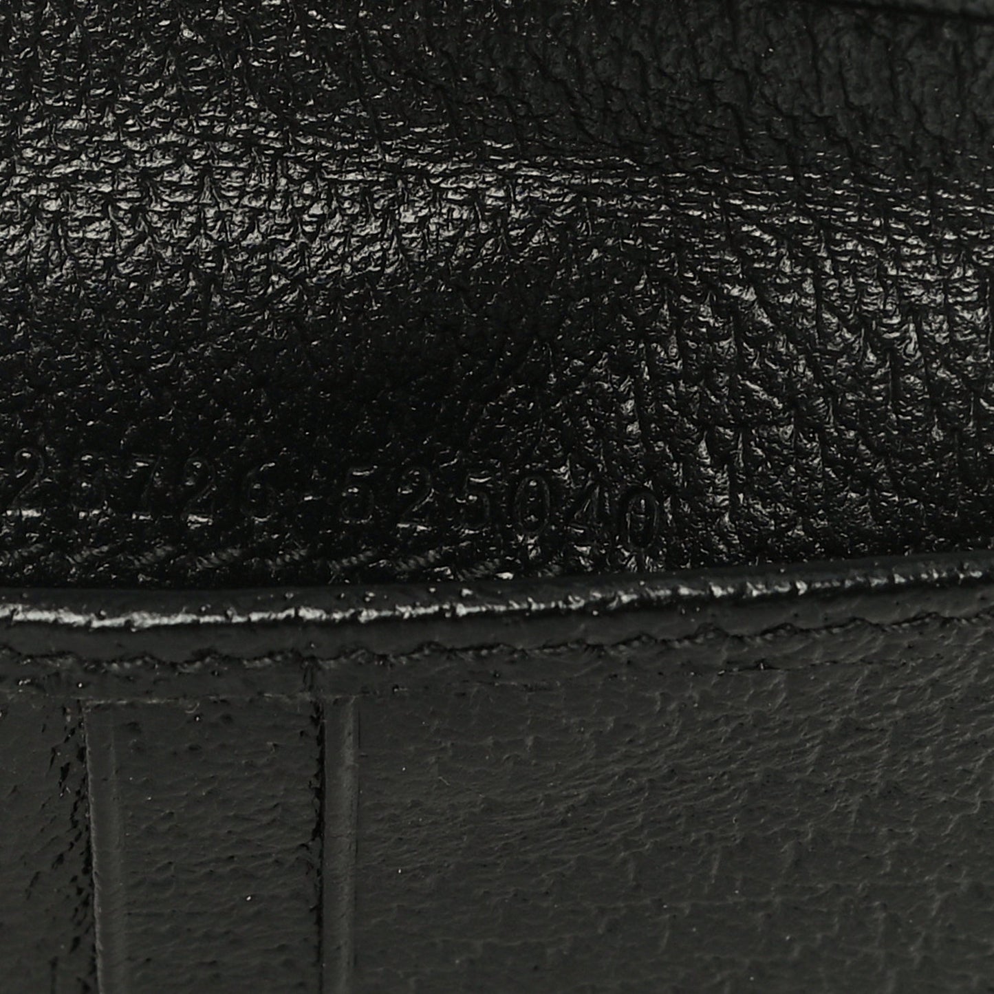 Calfskin Boar Effect GG Marmont Bi-Fold Wallet Black