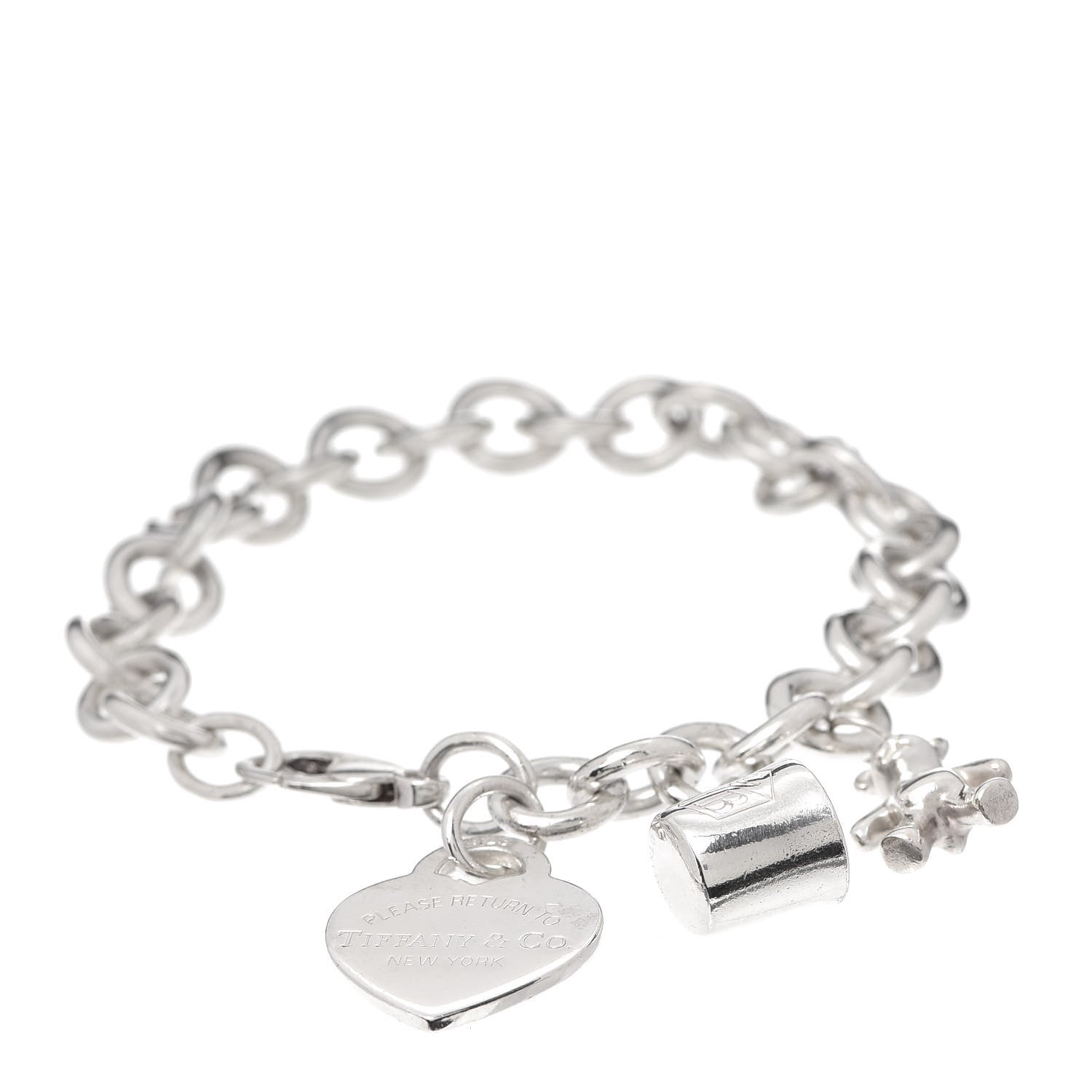 Tiffany Sterling Silver Charm Bracelet 1 of 5