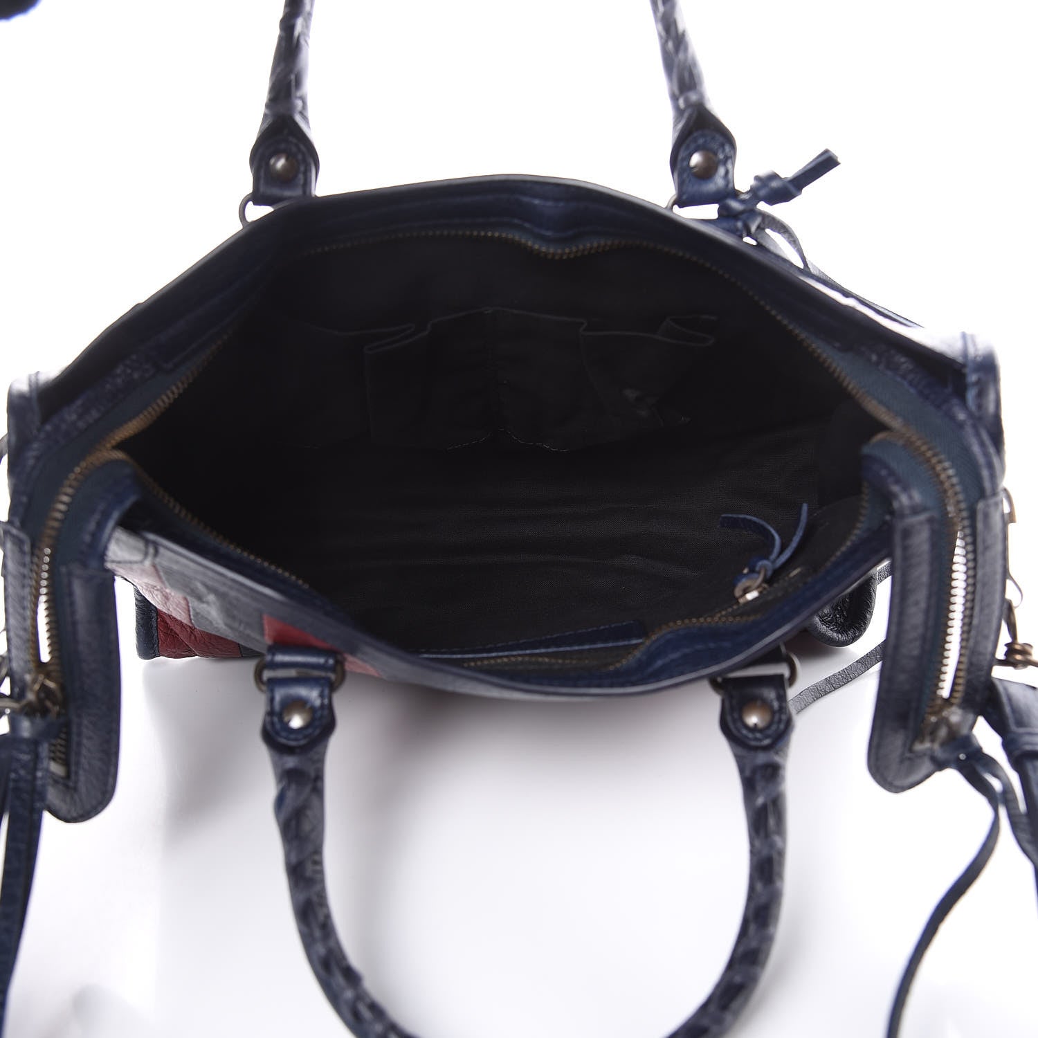 Balenciaga Veau Arena Multicolore Classic Hardware S City Bleu Nuit Rouge 5 of 10
