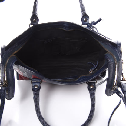 Balenciaga Veau Arena Multicolore Classic Hardware S City Bleu Nuit Rouge 5 of 10