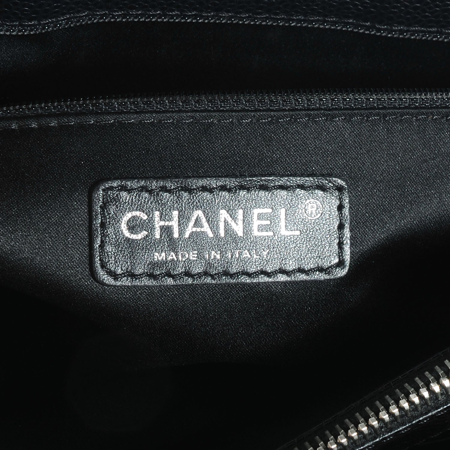 Chanel Caviar Grand Shopping Tote GST Black 6 of 7