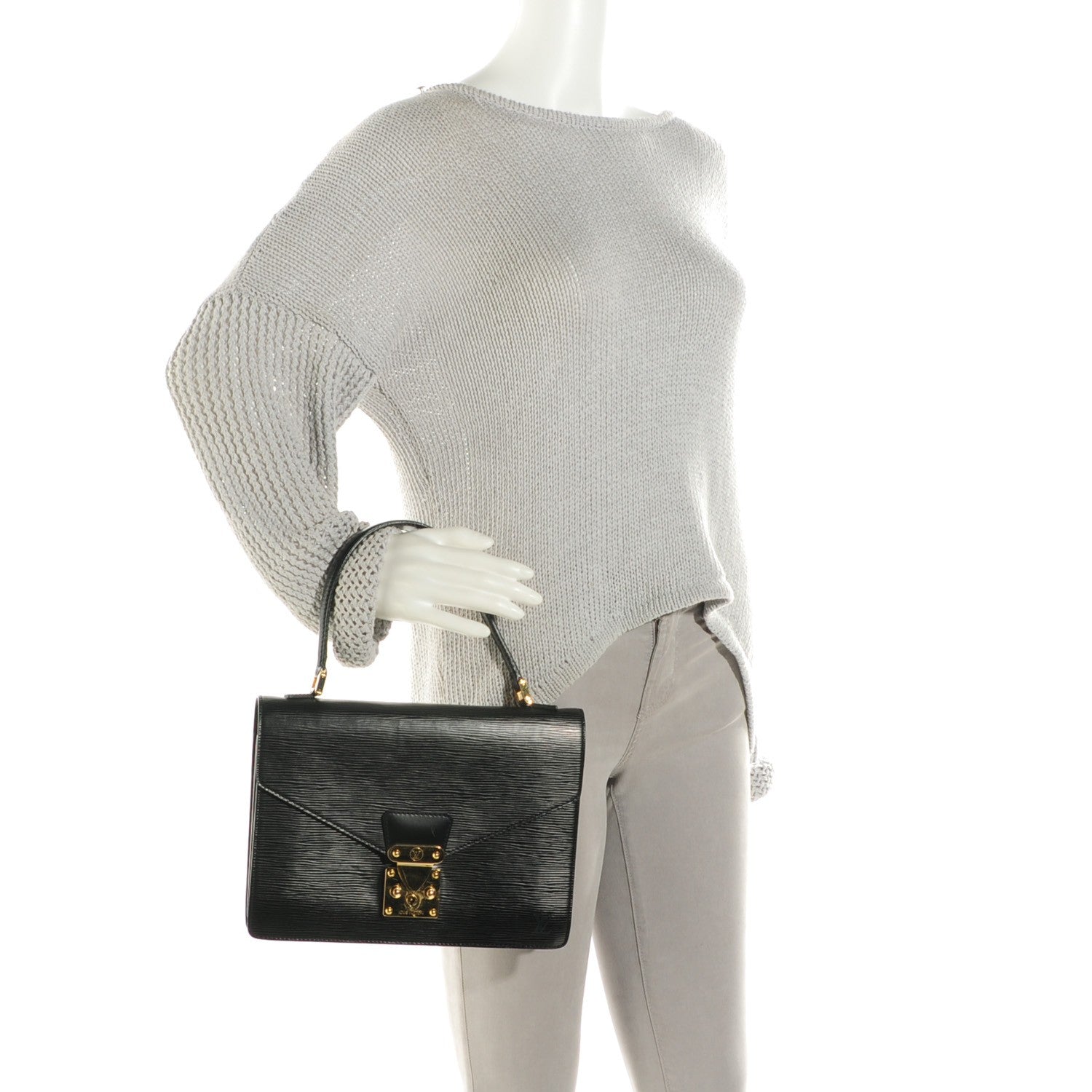 Louis Vuitton Epi Concorde Black 2 of 7