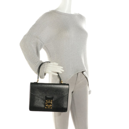 Louis Vuitton Epi Concorde Black 2 of 7