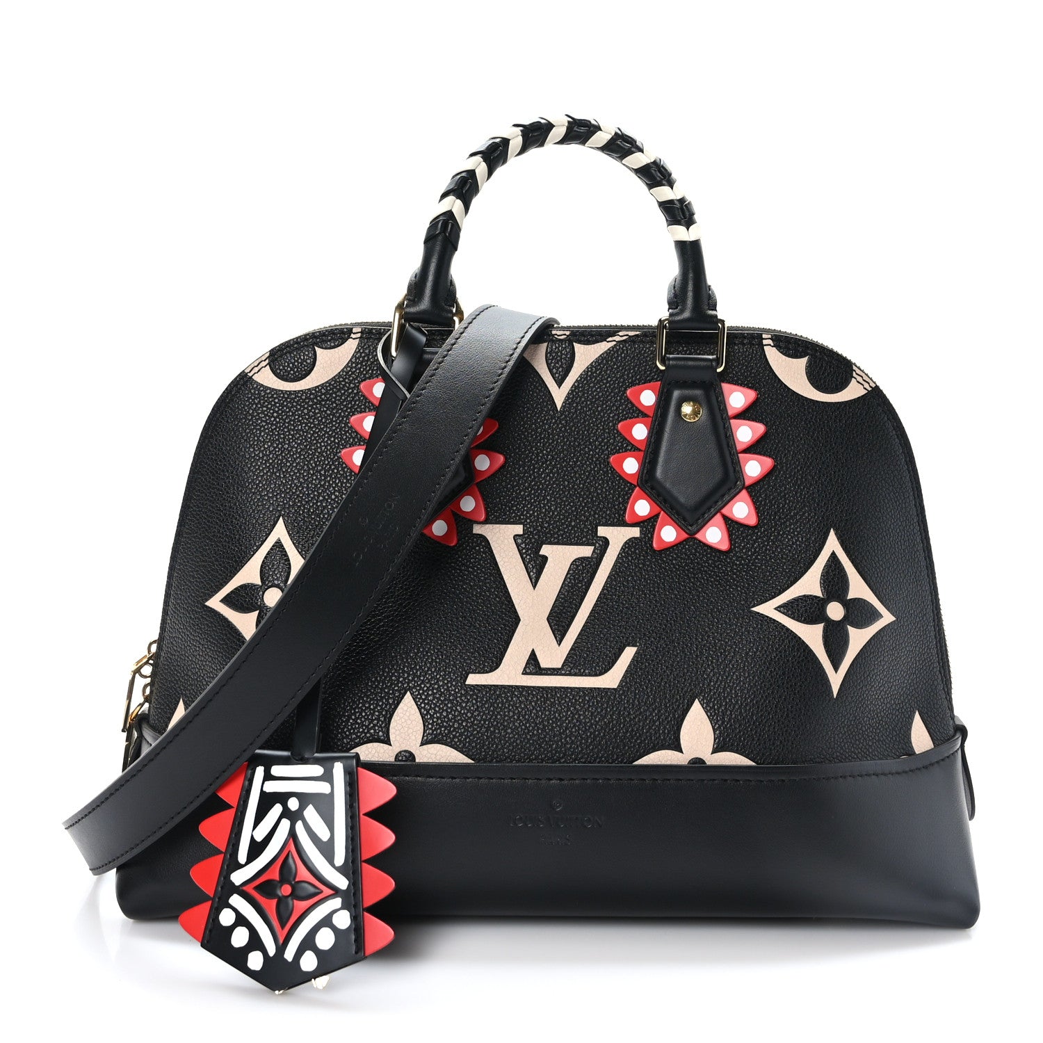 Louis Vuitton Empreinte Monogram Giant Crafty Alma PM Black Creme 1 of 8