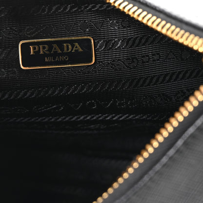 Prada Saffiano Lux Re-Edition 2005 Shoulder Bag Black 6 of 10