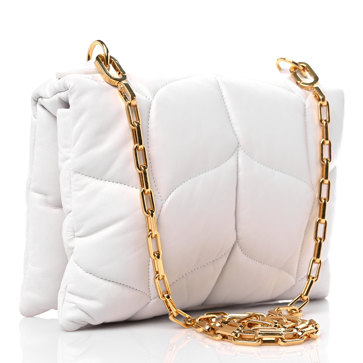 Mulberry Nappa Pillow Quilted Little Softie Bag White 2 of 10