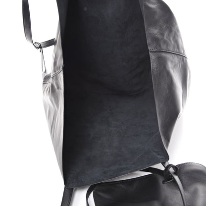 Mansur Gavriel Lambskin Oversized Tote Black 5 of 12