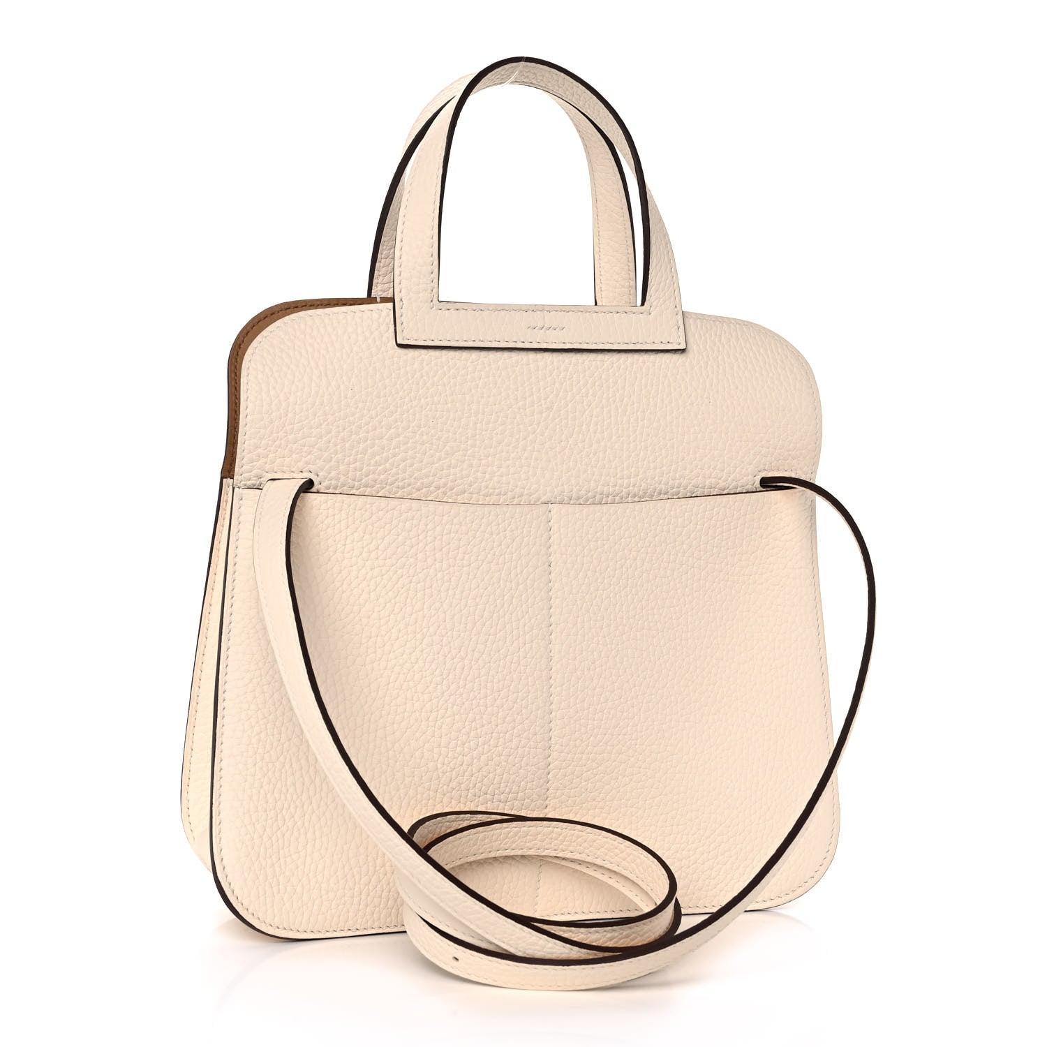 Hermes Taurillon Clemence Verso Halzan 25 Nata Biscuit 4 of 11
