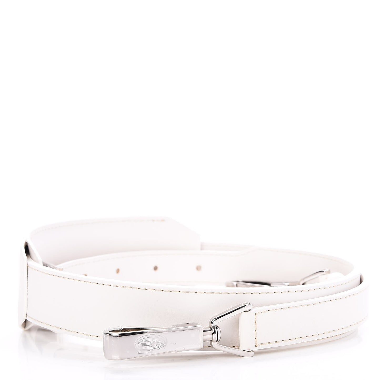 Calfskin Shoulder Strap White