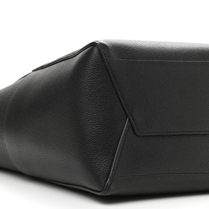 Celine Soft Grained Calfskin Sangle Bucket Bag Black 7 of 8