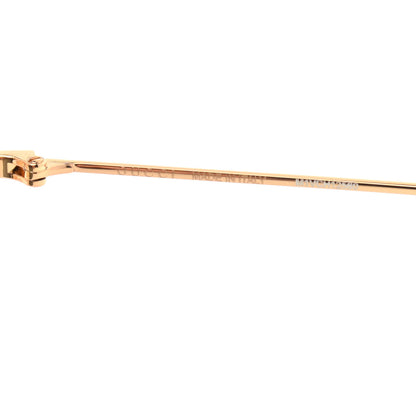 Gucci Metal Pearl Cat Eye Sunglasses GG0364S Gold 6 of 8