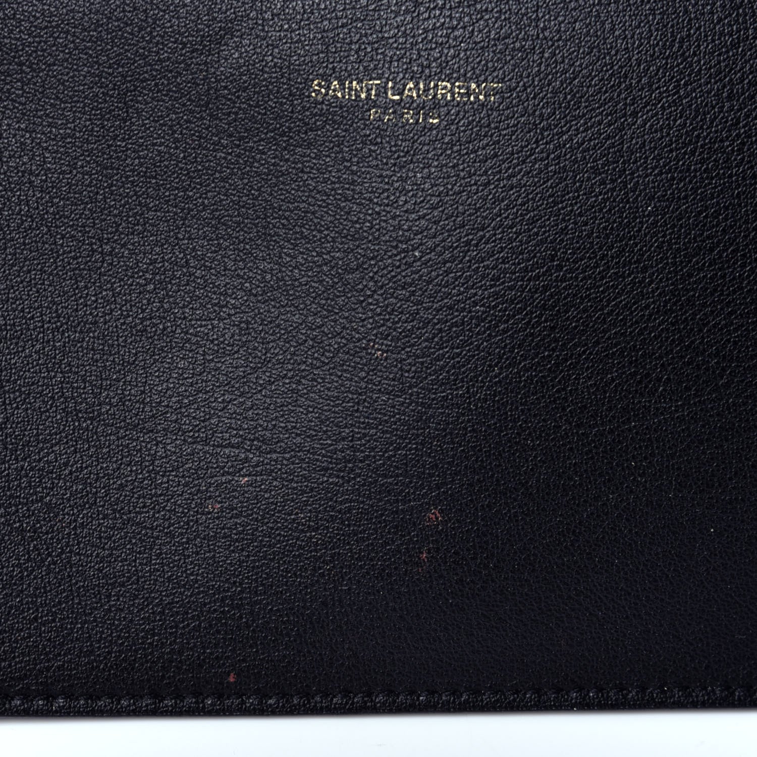 Saint Laurent Calfskin Large Shopping Tote Black 9 of 9
