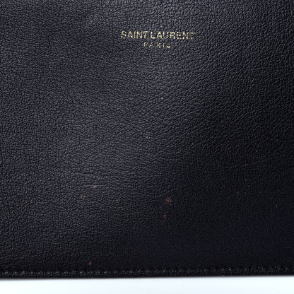 Saint Laurent Calfskin Large Shopping Tote Black 9 of 9
