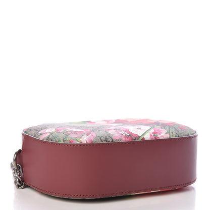 Gucci GG Supreme Monogram Blooms Mini Chain Shoulder Bag Beige Multicolor Dry Rose 4 of 11