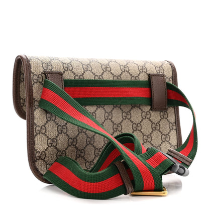 Gucci GG Supreme Monogram Neo Vintage Web Belt Bag Brown 3 of 10