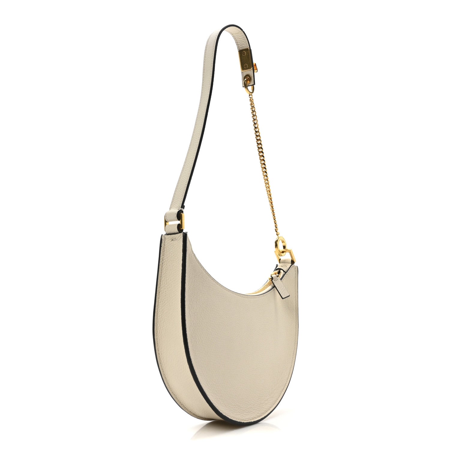Valentino Garavani Calfskin Mini Vlogo Hobo Bag White 3 of 10