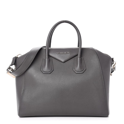 Givenchy Sugar Goatskin Medium Antigona Dark Grey 1 of 12
