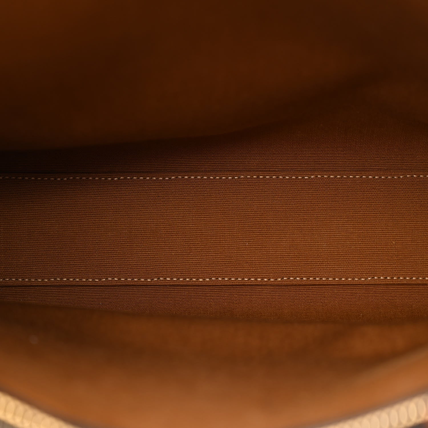 Celine Triomphe Canvas Calfskin Small Vertical Cabas Tan 4 of 10